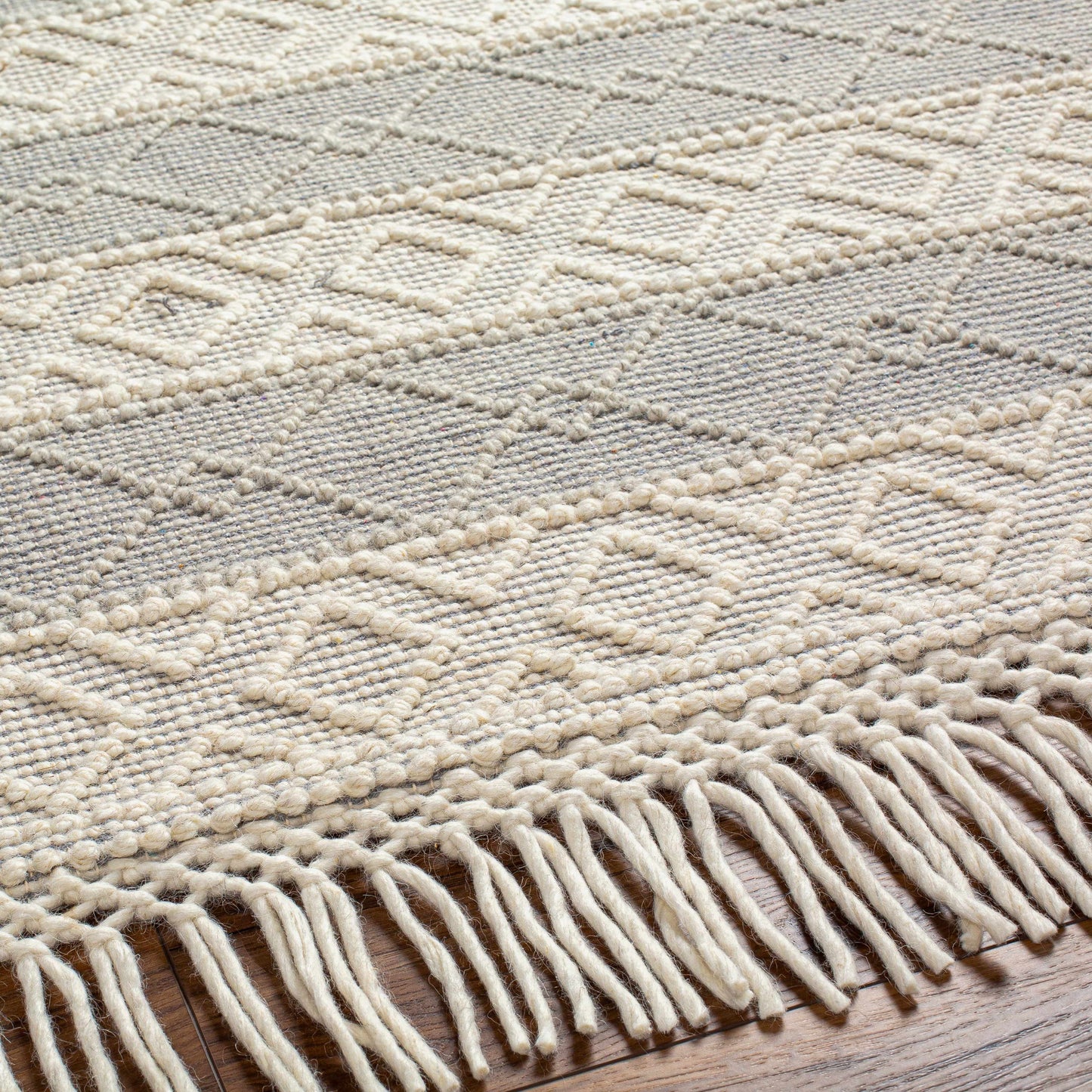 Zaza Wool Rug with Tassels - Clearance