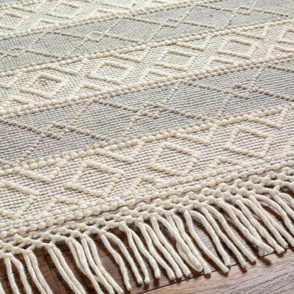 Zaza Wool Rug with Tassels - Clearance