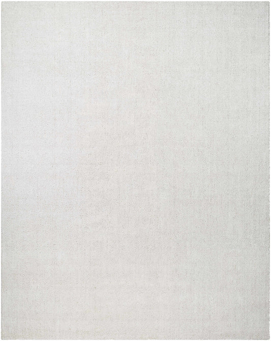 Zareh Off White Solid Area Rug