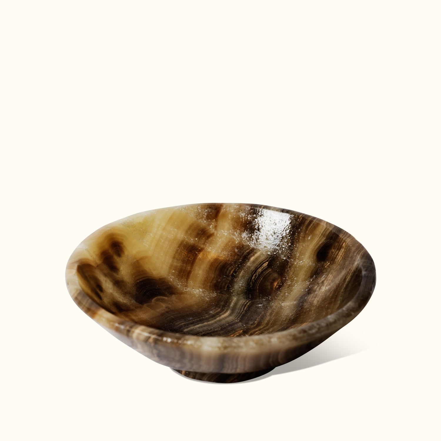 Zebra Onxy Crystal Bowl - Novenary