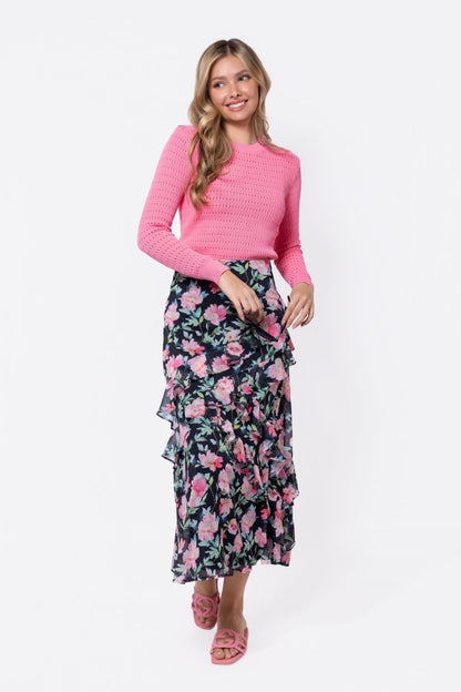 Zella Skirt (Black Ground)