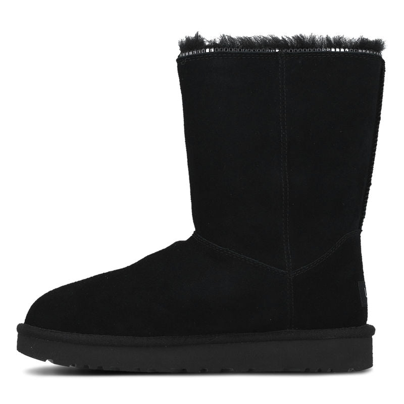 [1103764-blk] Womens Ugg Classic Zip Stiefel 'black' - Black