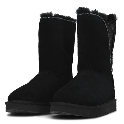 [1103764-blk] Womens Ugg Classic Zip Stiefel 'black' - Black