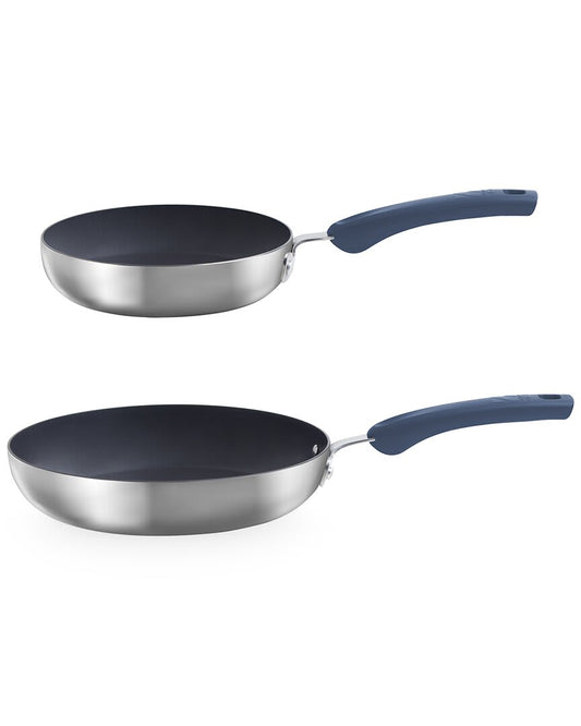 Zakarian by Dash 2Pc Trupro Stainless Steel Fry Pan Set