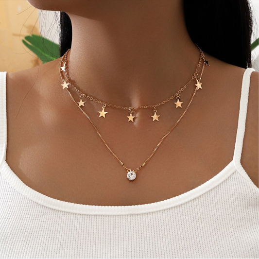 Clear / Gold-