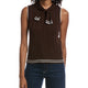 CHOCOLATE BROWN/WHITE