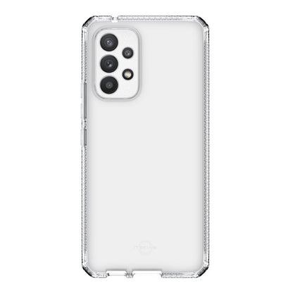 Itskins Spectrum // Clear Protective Phone Case Compatible with Samsung Galaxy A53 5g (Usa Ver), Slim Hybrid Case, Anti-Yellowing, and Heavy Duty Shockproof Cover, Military Phone Case - Transparent