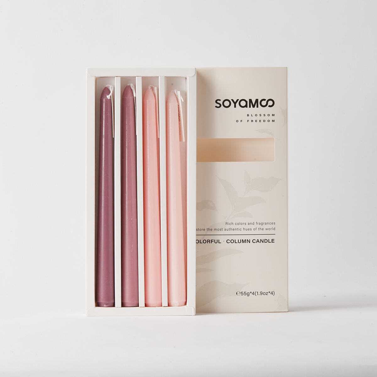 SOYAMOO Fruity Temptation Ombre Taper Candles