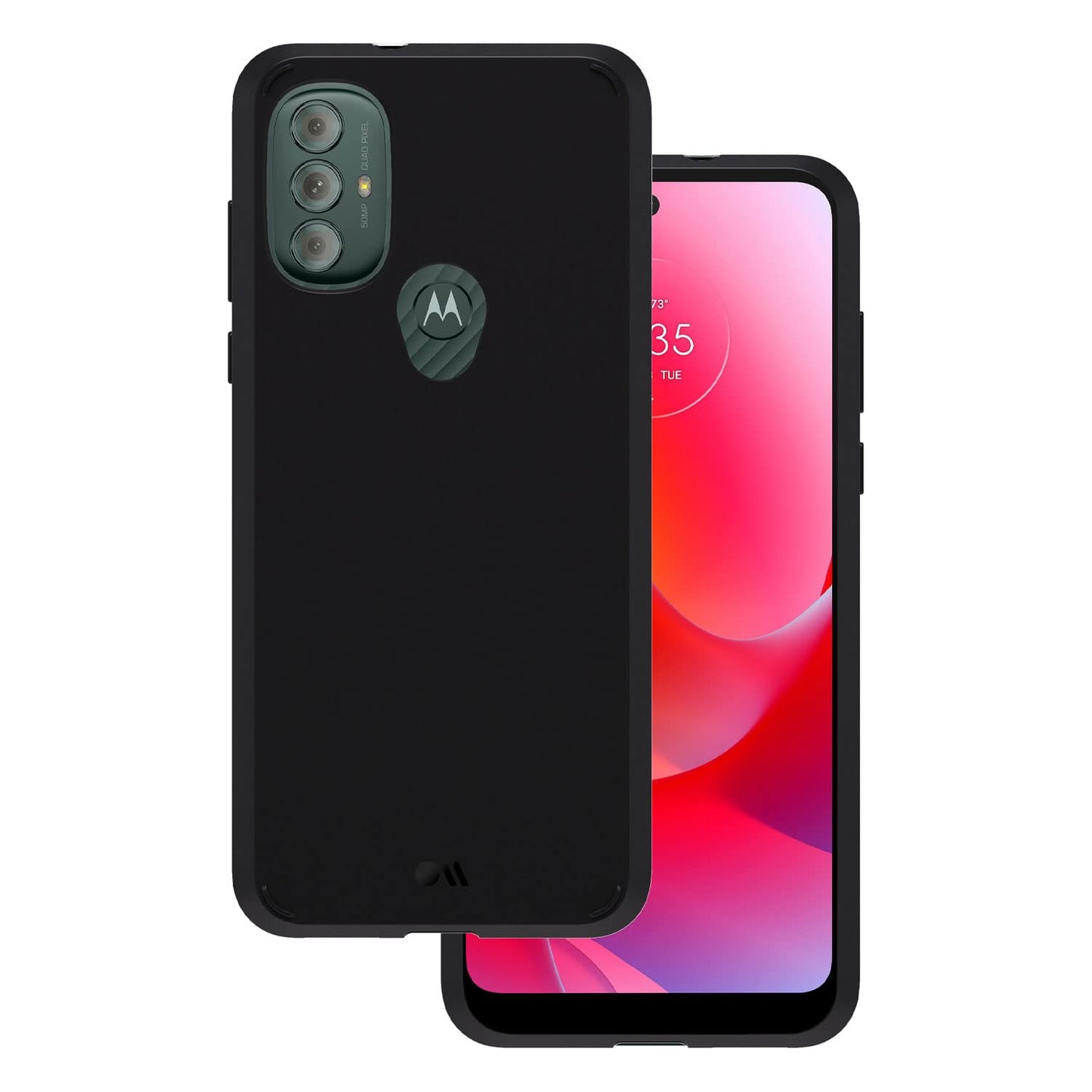 Case-Mate - Tough - Case for Motorola Moto G Power (2022) - 10 Ft Drop Protection - Tough Black