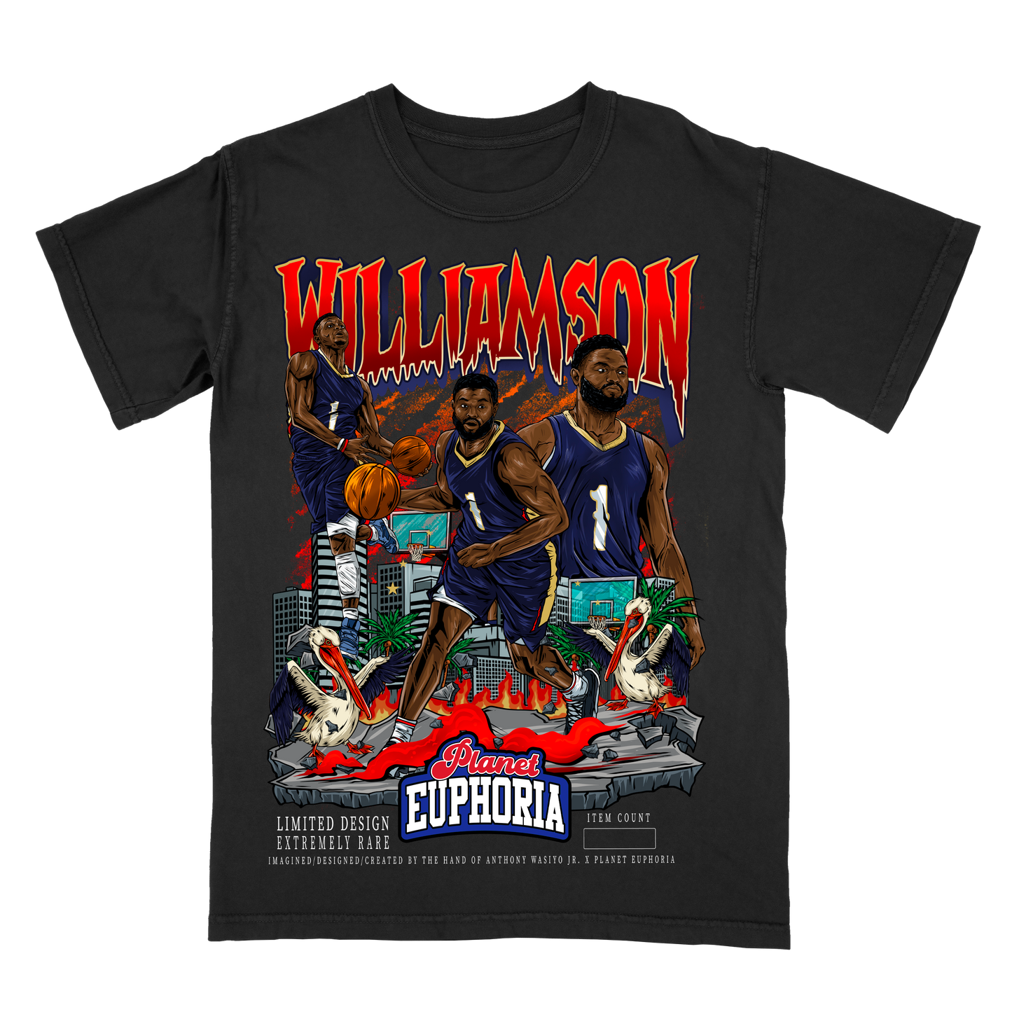 Zion Williamson Limited Edition Graphic T-Shirt