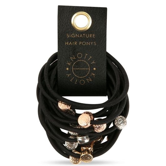 SIGNATURE PONY 20-PACK, BLACK