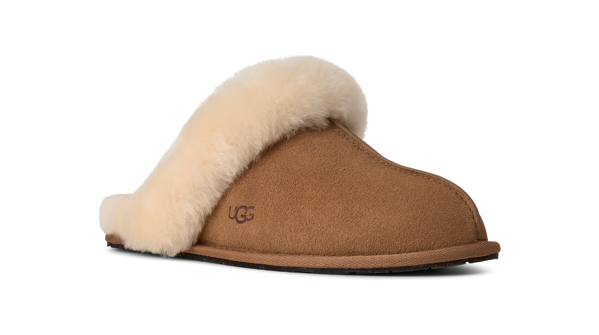UGG Scuffette II Womens Mules — Chestnut Suede