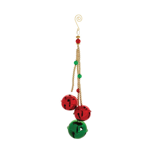 Melrose International Sleigh Bell Drop Ornament (Set of 6)