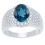Blue, White