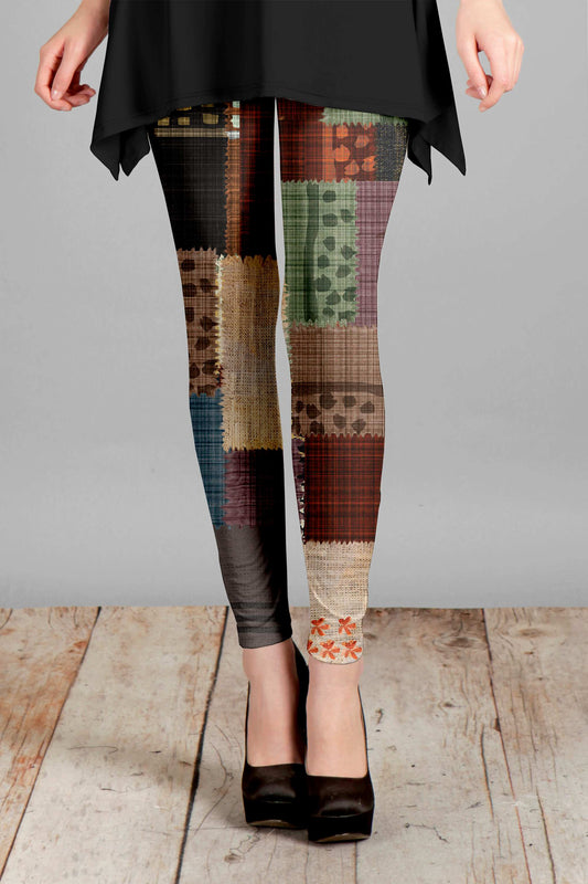 Brown and Multicolored-