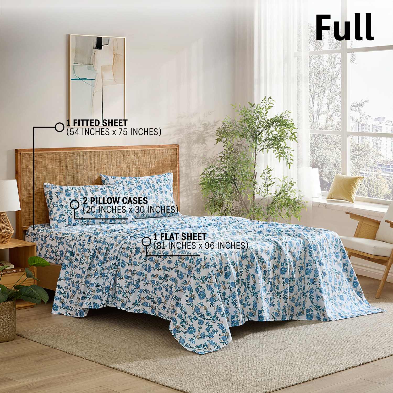 Ditsy Blue-