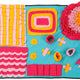 Blue / Pink / Orange