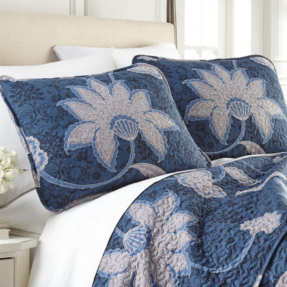 Grand Floral Blue-