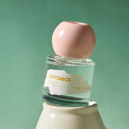 SOYAMOO Golden Osmanthus Mini Round Car Diffuser – 50ml