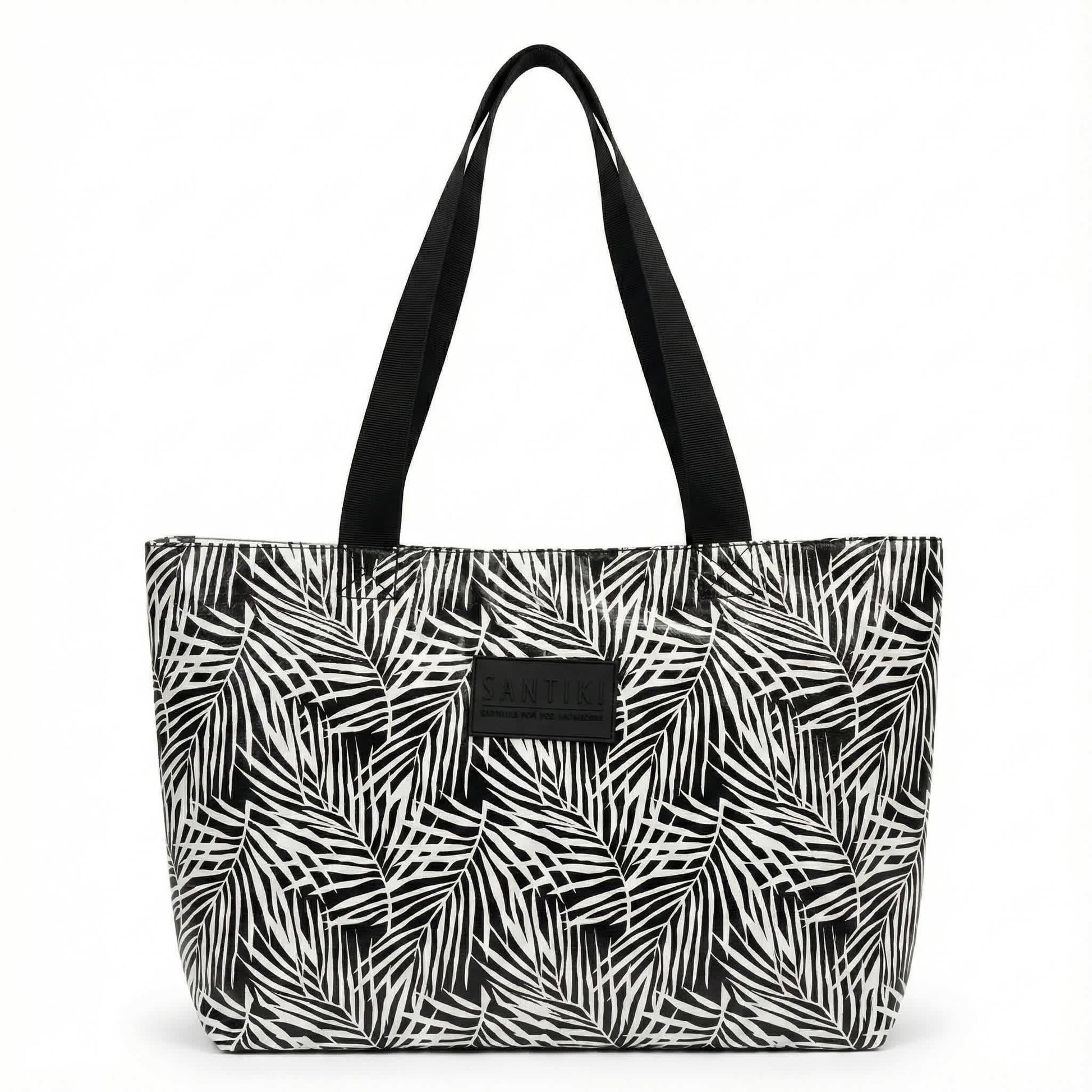 WHT BLK HIBISCUS-