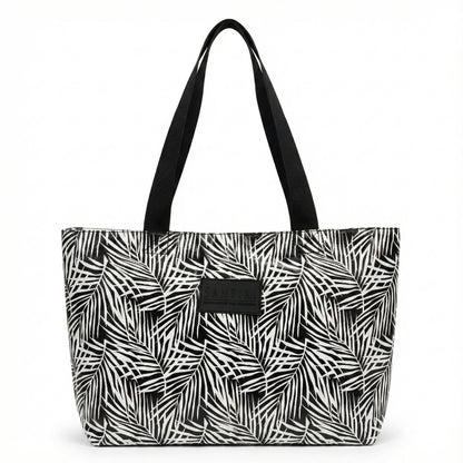 WHT BLK HIBISCUS-