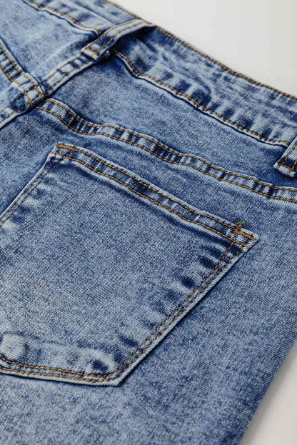 Aria Straight High Waist Jeans - Myosotis / 12