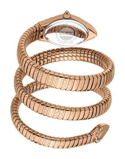 Just CAVALLI Women Watch, Rose Gold Color Case, Rose Gold Dial, Rose Gold Color Metal Bracelet, 2 Hands, 3 Atm-2