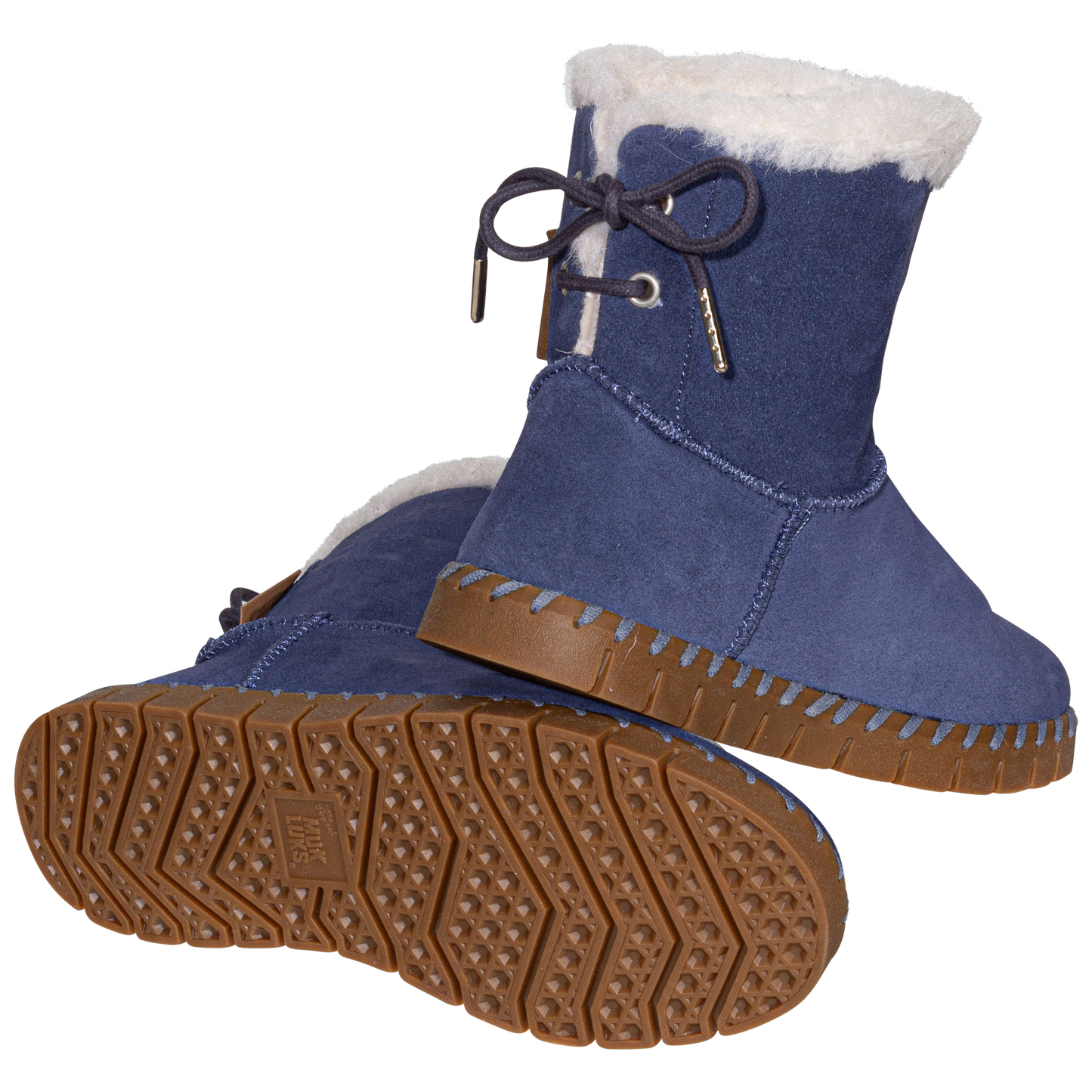 Muk Luks Flexi Albany Boot (Black Suede, 7)