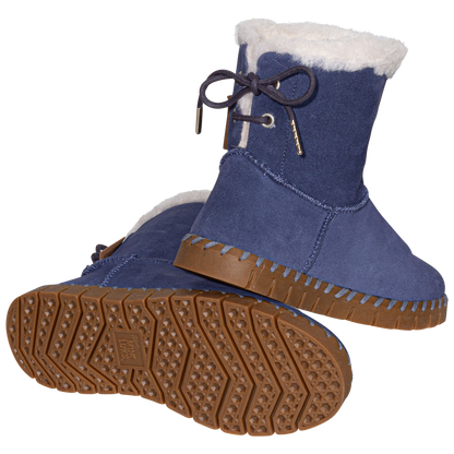 Muk Luks Flexi Albany Boot (Black Suede, 7)