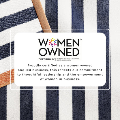 Oversized Striped Border Cabana Beach Towel - Santa Cruz