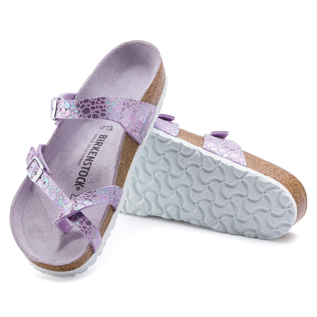 Lilac Metallic Stones-