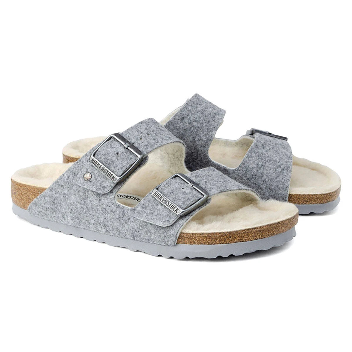 Birkenstock Arizona Happy Lamb Wool Felt Sandals – Zulily