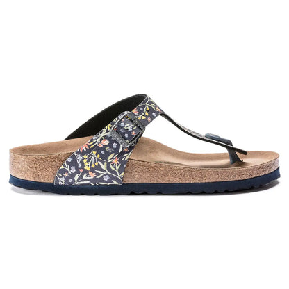 Watercolor Flower Navy-