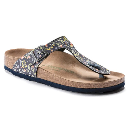 Watercolor Flower Navy-