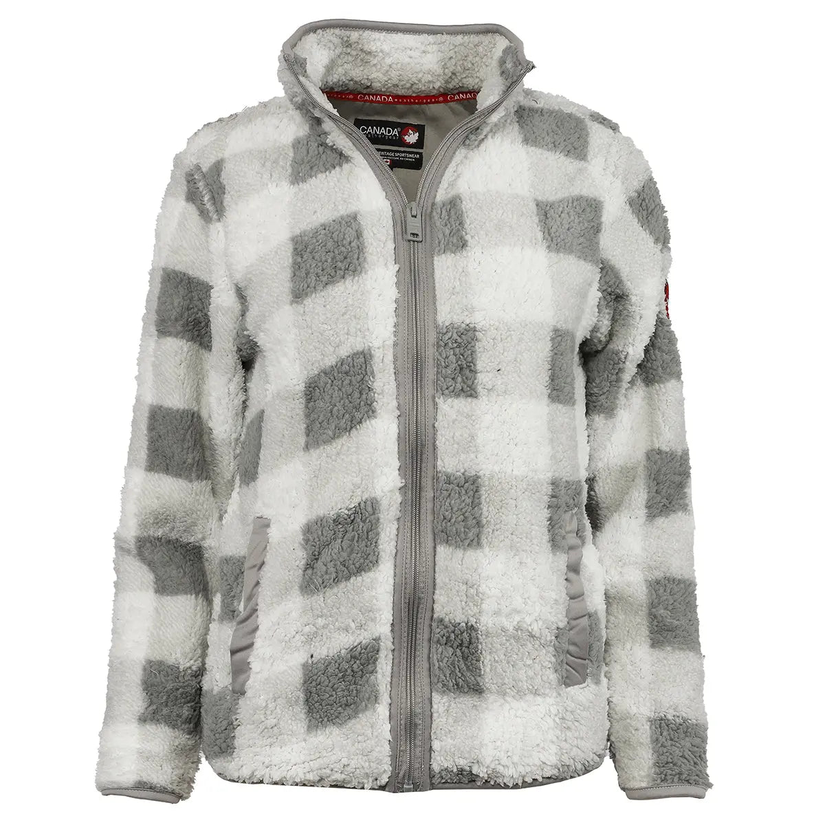 Grey/White Buffalo Plaid-