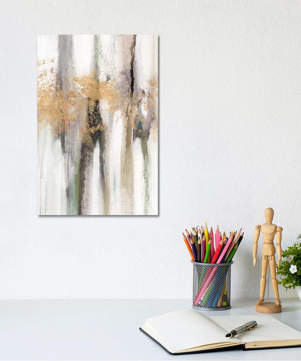 Studio W Falling Gold Leaf II Wrapped Canvas – Zulily