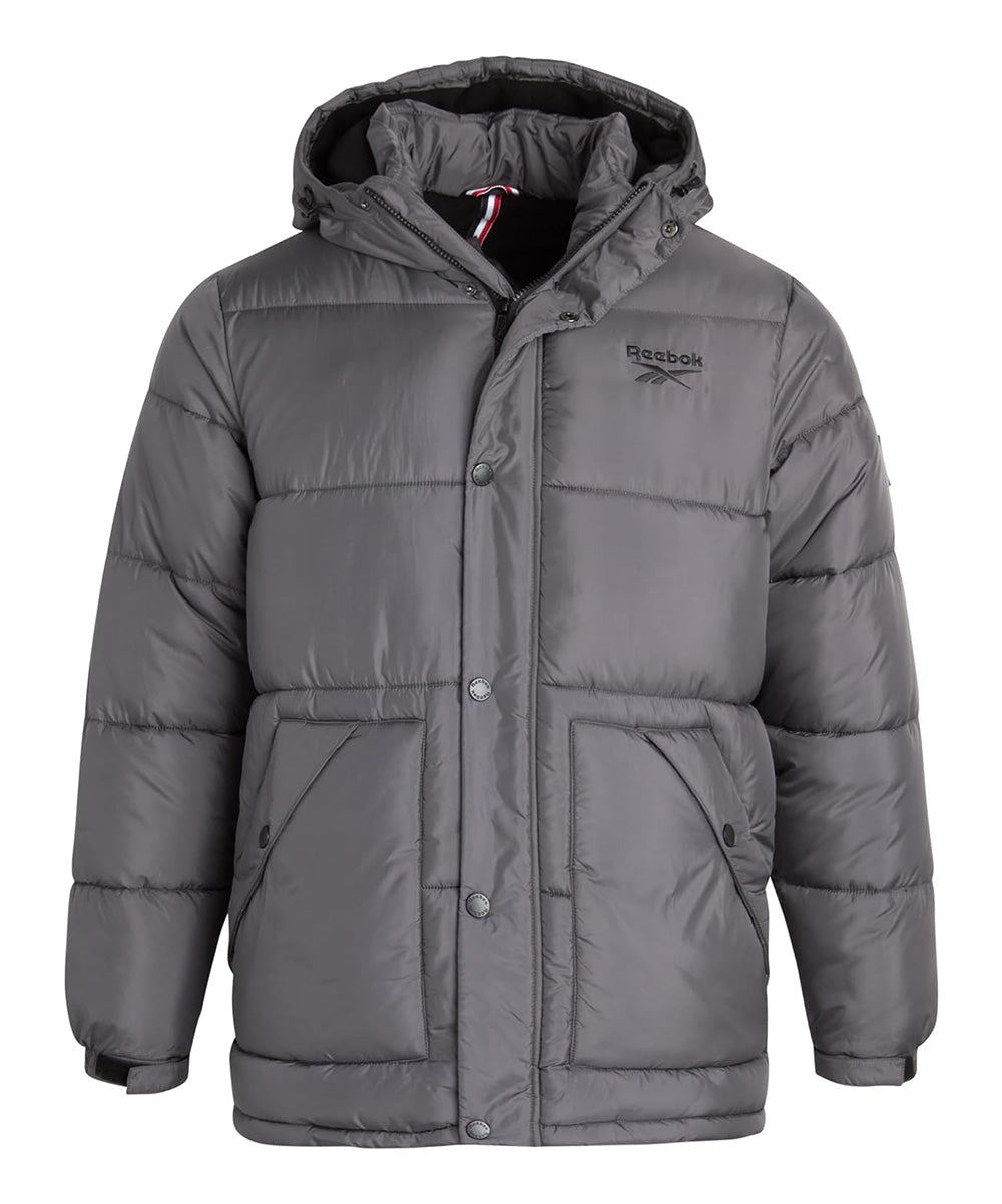 Charcoal Classic Hooded Puffer Jacket - Men – Zulily